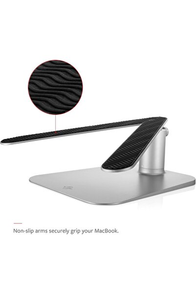 Twelve South حامل هاي رايز لأجهزة ماك بوك | حامل قابل لتعديل الارتفاع لأجهزة ماك بوك واللاب توب