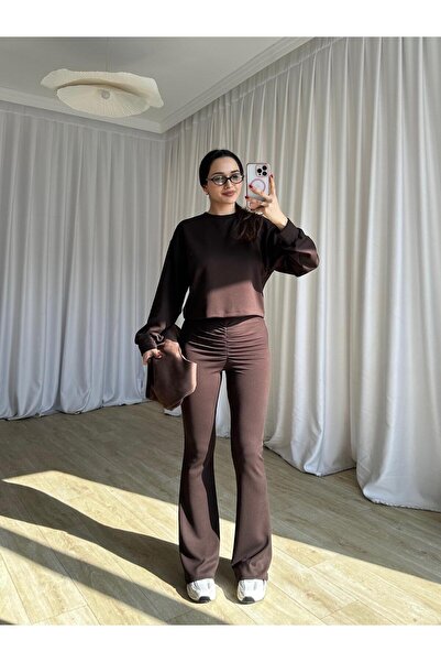 Mooi Butik Amanda Set 8730 - Bitter Brown