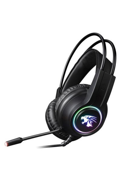 Varr Căști de gaming RGB cu microfon stereo Hi-Fi