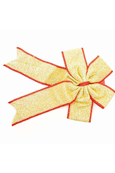 CADO Large Golden Shinning Bow Tie Christmas Tree Party Decoration, Xmas Decor, Ornament Decor for Christ