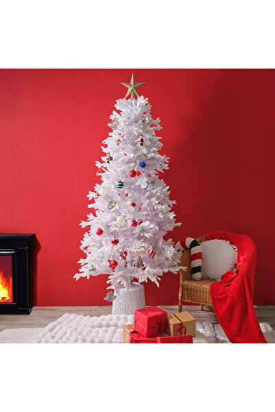 Karaca Home Karaca New Year Yılbaşı Beyaz Çam Ağacı 2000 Dal 210 cm