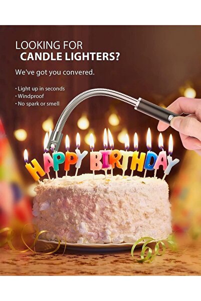 Generic Electronic lighter with a flexible, flameless design; rechargeable plasma with battery status indicator; wind resistant.