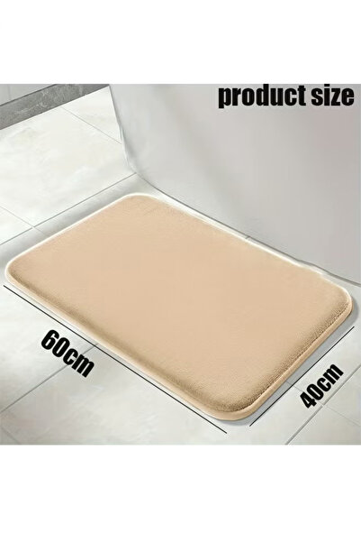 Generic 40*60cm bathroom mat, non-slip, super absorbent, quick-drying