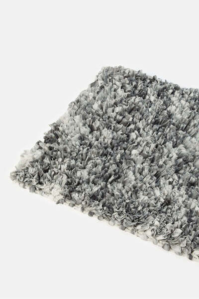REDTAG Grey Textured Bathmat