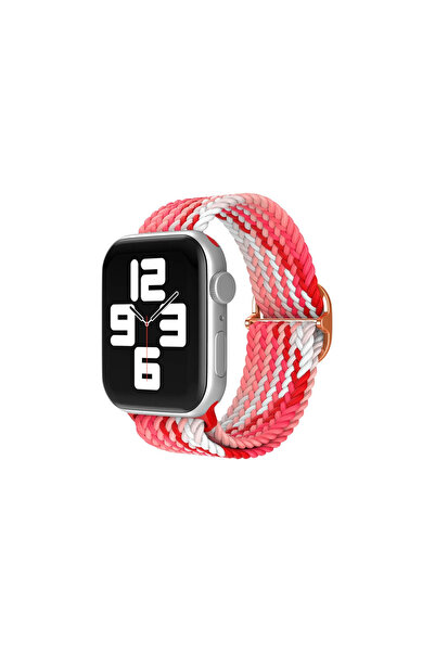 eco port سوار ساعة أبل مقاس 38 ملم - وردي-أحمر