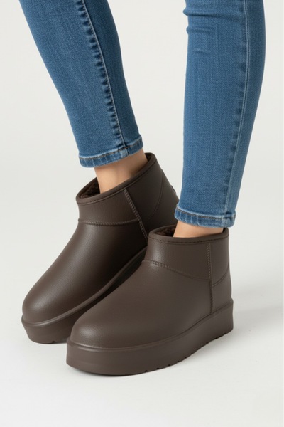 Bayramoğlu İçi Kürklü Kalın Taban Kadın Bot