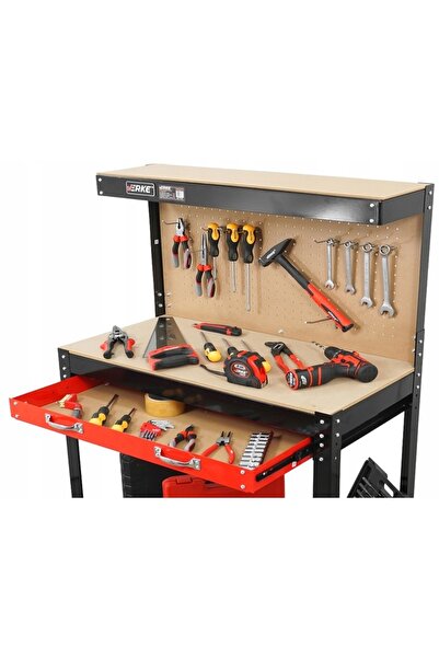 Maxrom Workbench with drawer and hanging panel 120x60x150 cm, model VX83270