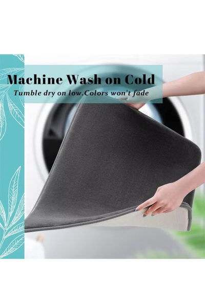 Generic 40*60cm bathroom mat, non-slip, super absorbent, quick-drying