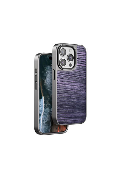 eco port غطاء فينكو لآيفون 15 برو - بنفسجي غامق