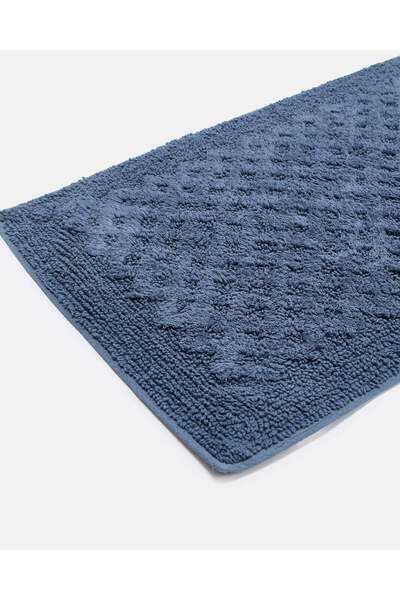 REDTAG Navy Tufted Bathmat