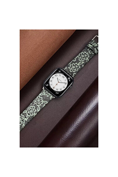 NARUE Myt09 Apple Watch 38mm Creeper Patterned Band - Pink