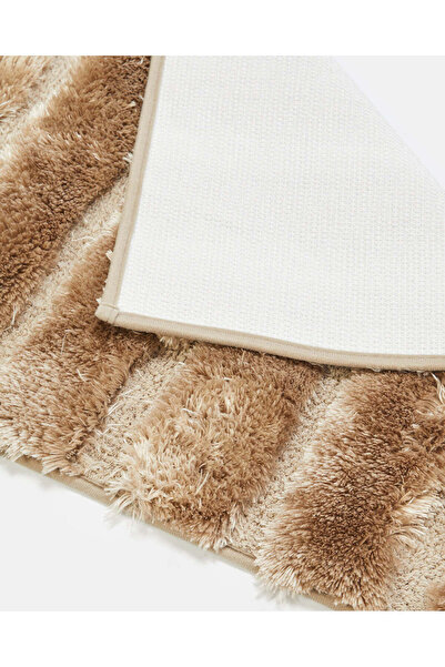 REDTAG Taupe Fluffy Bathmat 60X90Cm