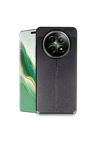 Marsilyan غطاء حماية للهاتف ريلمي 12 5G مع تركيز تلقائي - أسود