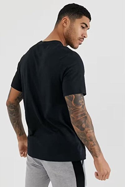 Nike Jordan Jumpman Vertical Air Stretch Crew Tee Men's Logo T-Shirt Black