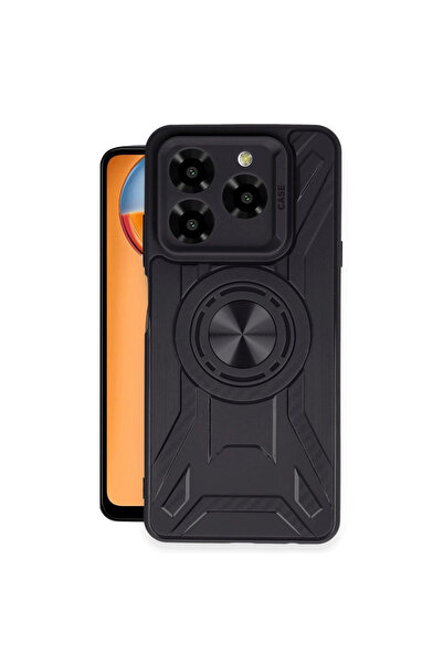 Marsilyan حافظة جنرال موبايل إيرا 50 من السيليكون من لينكولن - أسود