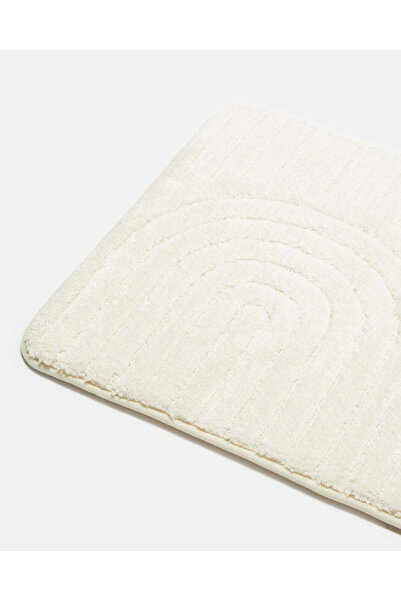 REDTAG Cream Memory Foam Bath Mat