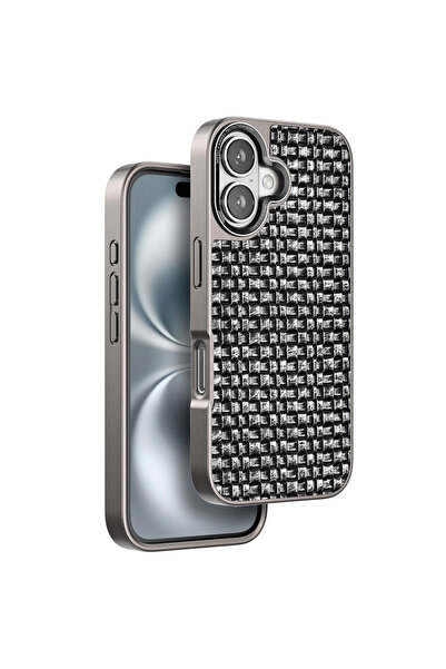 Marsilyan غطاء فينكو لآيفون 16 - فضي