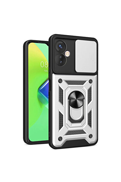 eco port حافظة إنفينيكس هوت 30 4جي من السيليكون مع حلقة عدسة بارس - حماية للك...