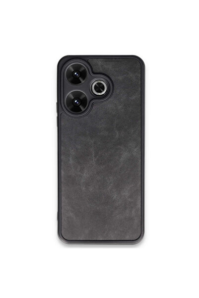 Marsilyan غطاء جلدي أرس لهاتف ريدمي 13 4G - أسود