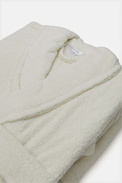 REDTAG Cream Shawl Bathrobe