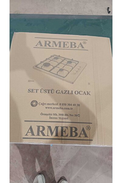 ARMEBA OCAK+ASPİRATÖR 2Lİ SET