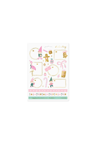 Other Stickere de Crăciun cu spiriduși, mix