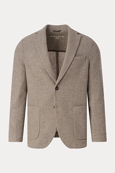 Circolo 1901 Slim Fit Spor Cepli Kaşmir Yün Blazer Ceket