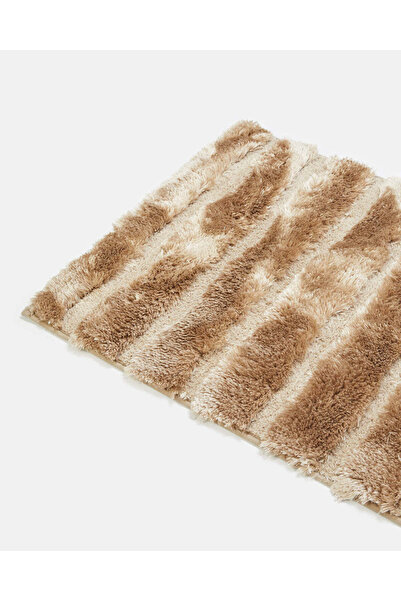 REDTAG Taupe Fluffy Bathmat 60X90Cm