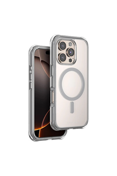 Marsilyan غطاء ماج سيف لهاتف آيفون 16 برو ماكس من أونيجيف - رمادي تيتان