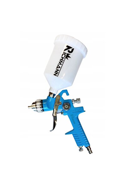 richmann Pistol de vopsit HVLP, recipient din plastic cu alimentare superioar...