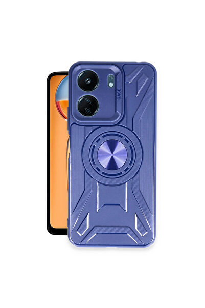 FREEDOM STOREE غلاف هاتف Xiaomi Redmi 13c من السيليكون لينكولن - أزرق داكن