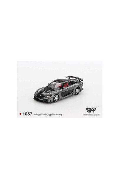 mini gt 1057 Mazda RX-7 VeilSide Fortune Grey 1/64 Model Araba