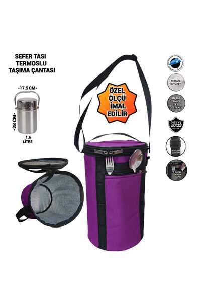 SEVBAGS SEFERTASI TERMOSLU TAŞIMA ÇANTASI 1,6 LİTRE