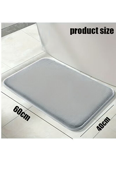 Generic 40*60cm bathroom mat, non-slip, super absorbent, quick-drying