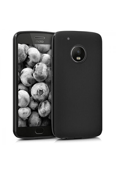 KWmobile Case for Motorola Moto G5 Plus, Silicone, Black, 41394.01