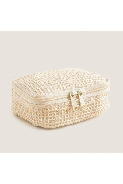 Chakra Oiko Waffle Düzenleyici Hurç 12.5x10.5cm Natural