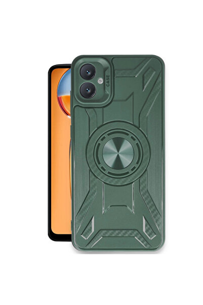 FREEDOM STOREE حافظة سامسونج جالاكسي A05 من السيليكون لينكولن - أخضر داكن