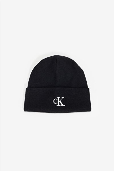Calvin Klein Ck Fine Rib Erkek Bere Siyah