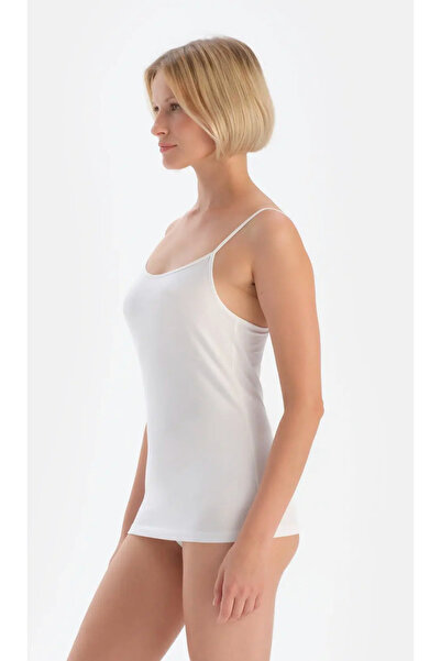 Dagi Women's 95% Cotton, Comfort-Fit Body-Hugging Adjustable Strap - 2-Piece Tank Top (Boxed)