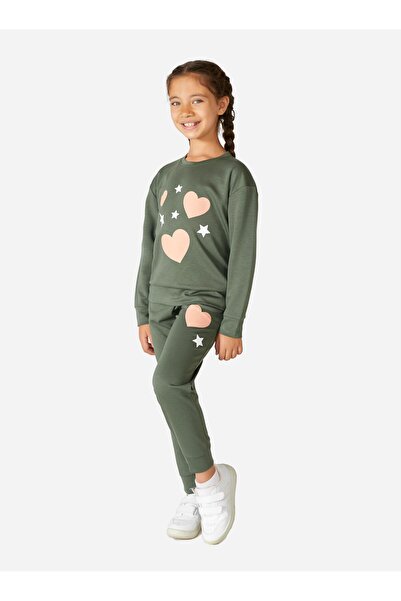 Weweus Set pijama verde pentru fete 709