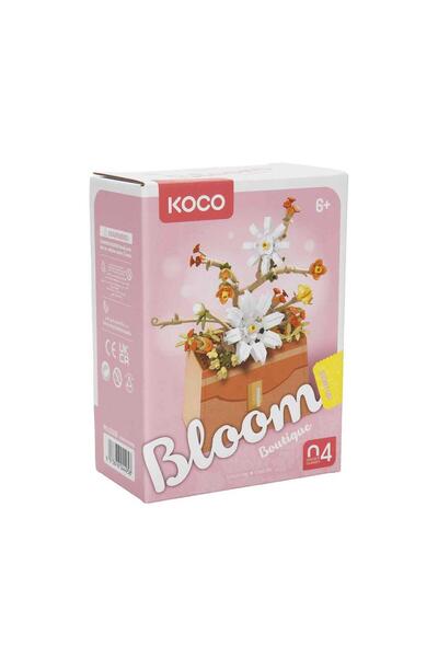 Sunman Koco |   Flower Lego Building Block Set in a Bag with Lid - 232 Pieces - Ages 6+