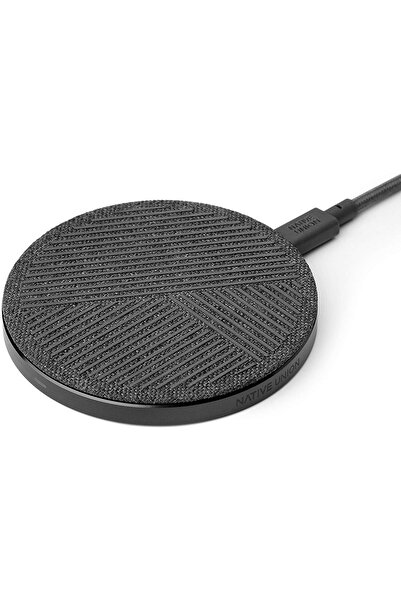 Native Union شاحن لاسلكي دروب - لوحة شحن سريع مانعة للانزلاق بقوة 10 وات معتم...