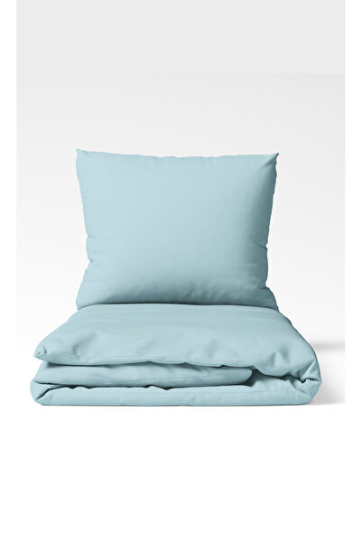 itsybitsy Basic, 100% Cotton Satin, Single Size, Elastic Children's Sheet Set - Mint 90X190