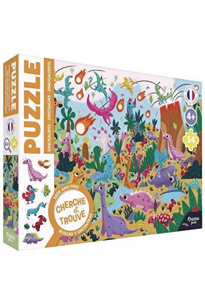Auzou Puzzle cauta si gaseste - Dinozauri