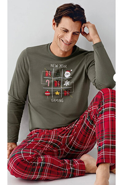 Arnetta Father-Son New Year, Winter Themed 100% Cotton Pajama Set (Sold Separately)