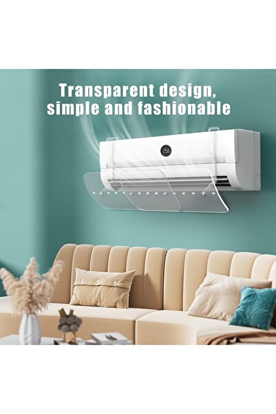 YESMAX AC Deflector Air Conditioner Deflector Adjustable Windshield for Home Split Air Conditioner
