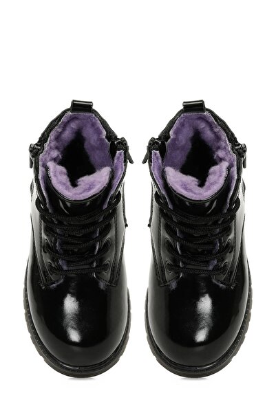 Liarca MiniFrost Kürklü Fermuarlı Kalın Taban Suni Deri Kışlık Çocuk Botu