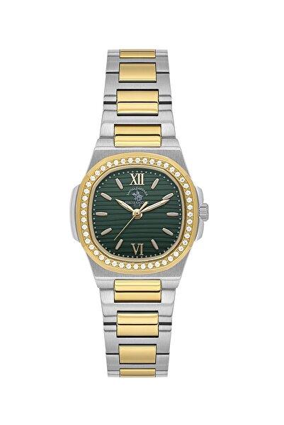 Santa Barbara Polo & Racquet Club ساعة يد نسائية ESSB.B.10658-4، سوار معدني، ...