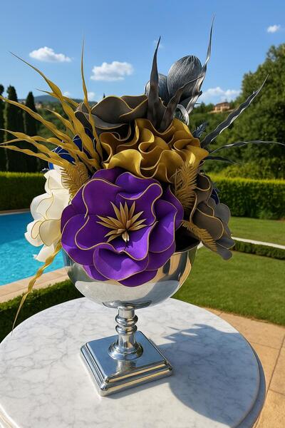 essacraft ARANJAMENT EVA CU PIELE DE LUNA DE ARGINT CADOU DE LIEBESĂ