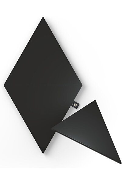 Nanoleaf Shapes Ultra Black Triangle Expansion Pack - 3 Smart LED Panels (Wi‑Fi, RGBW)